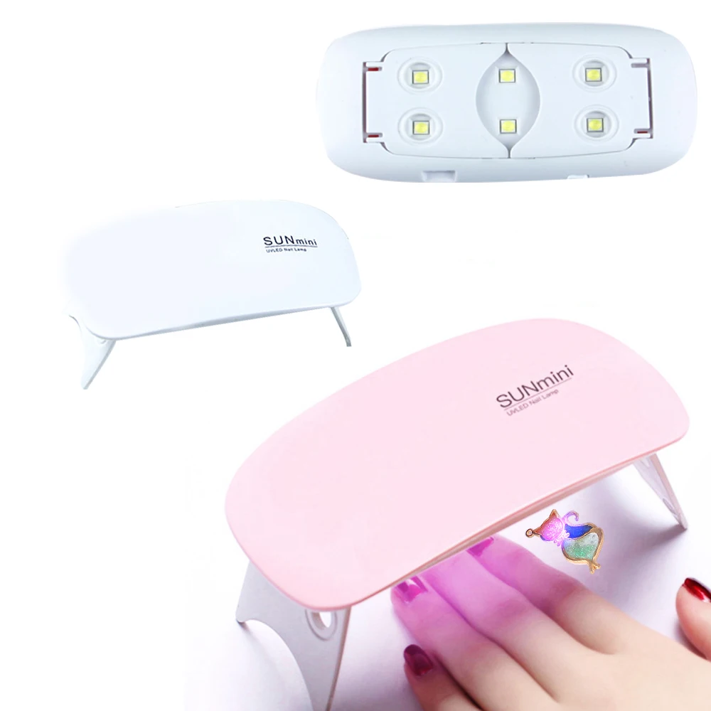 Мини 6 светодиодный UV светильник ногтя эпоксидной смолы сушильная машина USB УФ
