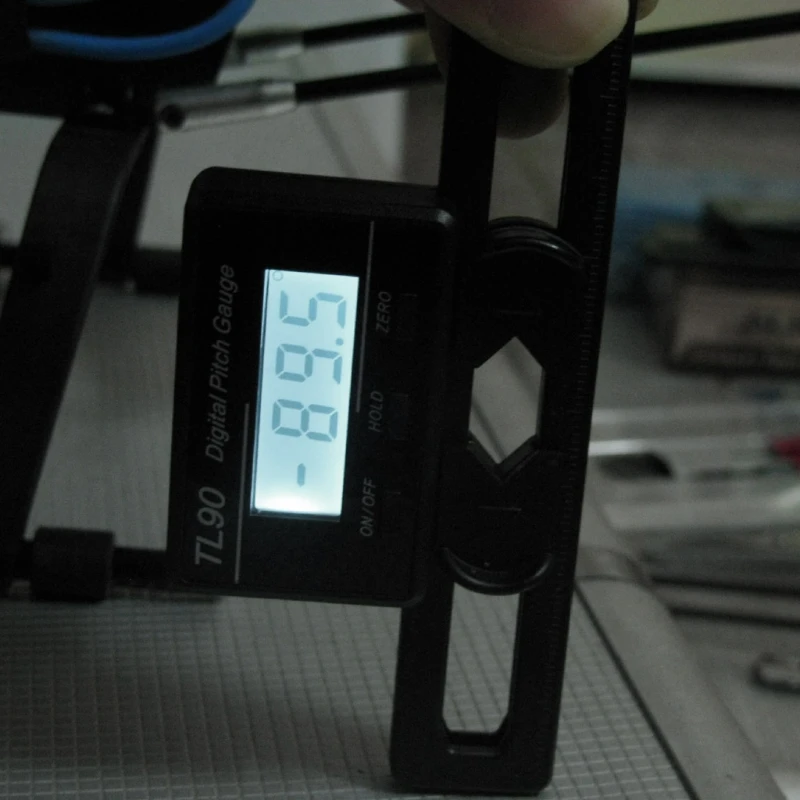 medidor digital de passo com lâminas ferramenta de medição de ângulo com lâminas de luz de