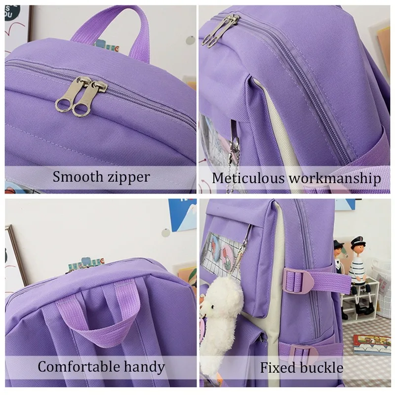 

Women's Backpack 2021 Child Girl Backpack School Backpacks For Teenagers Kawaii School Backpack 3 Grade School Bags For Girls