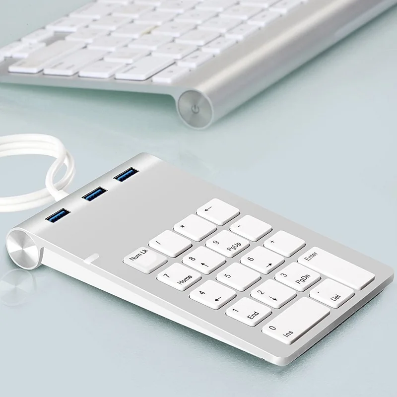

Hot sale Small-size USB3.0 Wired Numeric Keypad Numpad 18 Keys Digital Keyboard
