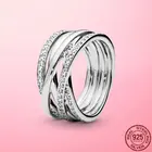 Женское кольцо, новинка 2022, серебряный цвет, блестящие и полированные линии, кольцо на палец для женщин, свадебное обручальное ювелирное изделие, подарок Anel