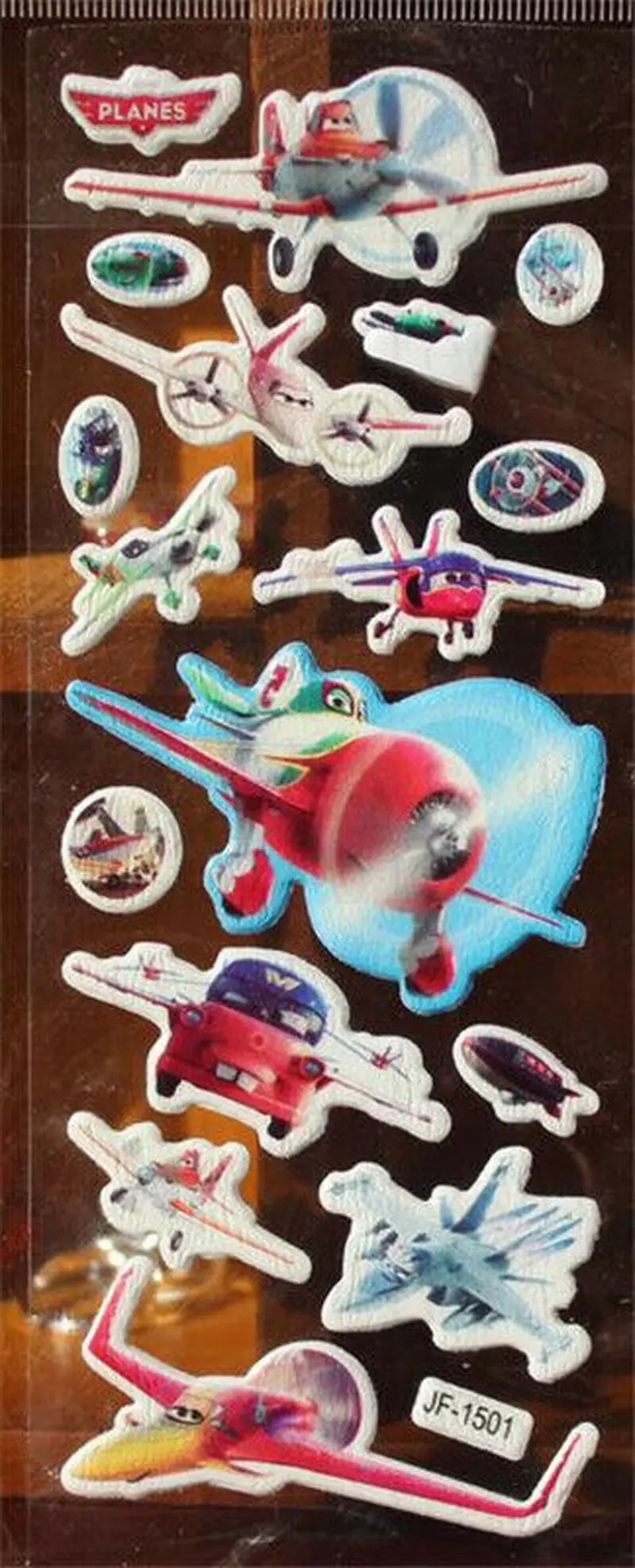 3D с героями мультфильма Самолеты Скрапбукинг &amp Бумага Crafs наклеек много-Дети