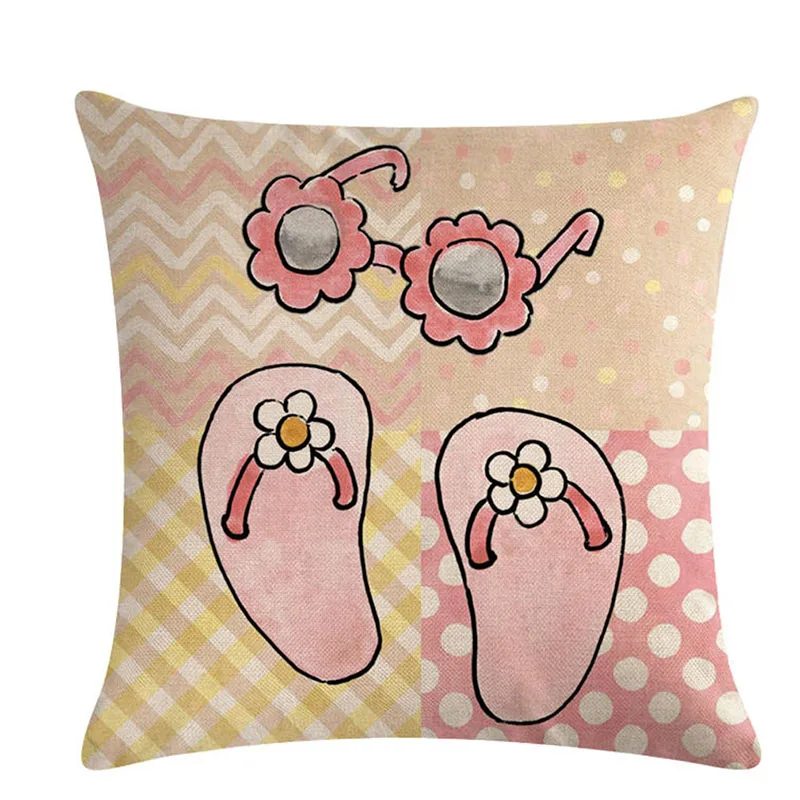 Милый детский костюм с героями мультфильмов серия льняная наволочка для объятий