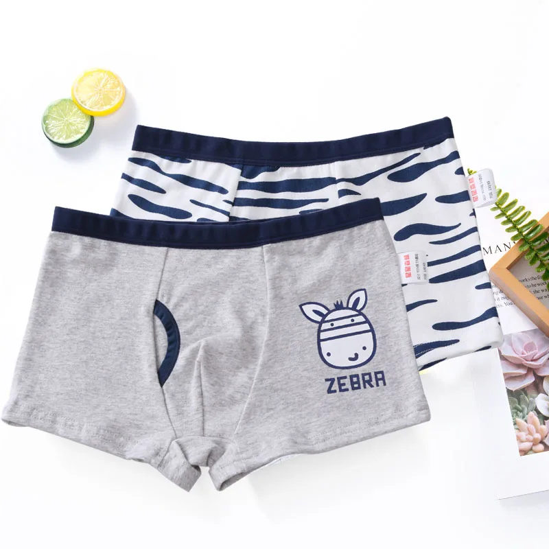 2 шт./Лот хлопковые трусы боксеры для мальчиков|Нижнее белье| |
