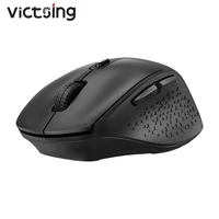 victsing pc307 5 level adjustable dpi wireless mouse big size comfortable silent computer gaming mouse with 6 buttons for laptop