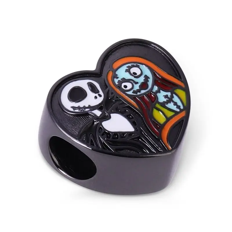 Лидер продаж бусины-шармы из стерлингового серебра 100% пробы с черепом пара