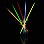 100 шт. вечерние флуоресцентсветильник концертные браслеты ожерелья неоновые Свадебные яркие красочные светящиеся палочки