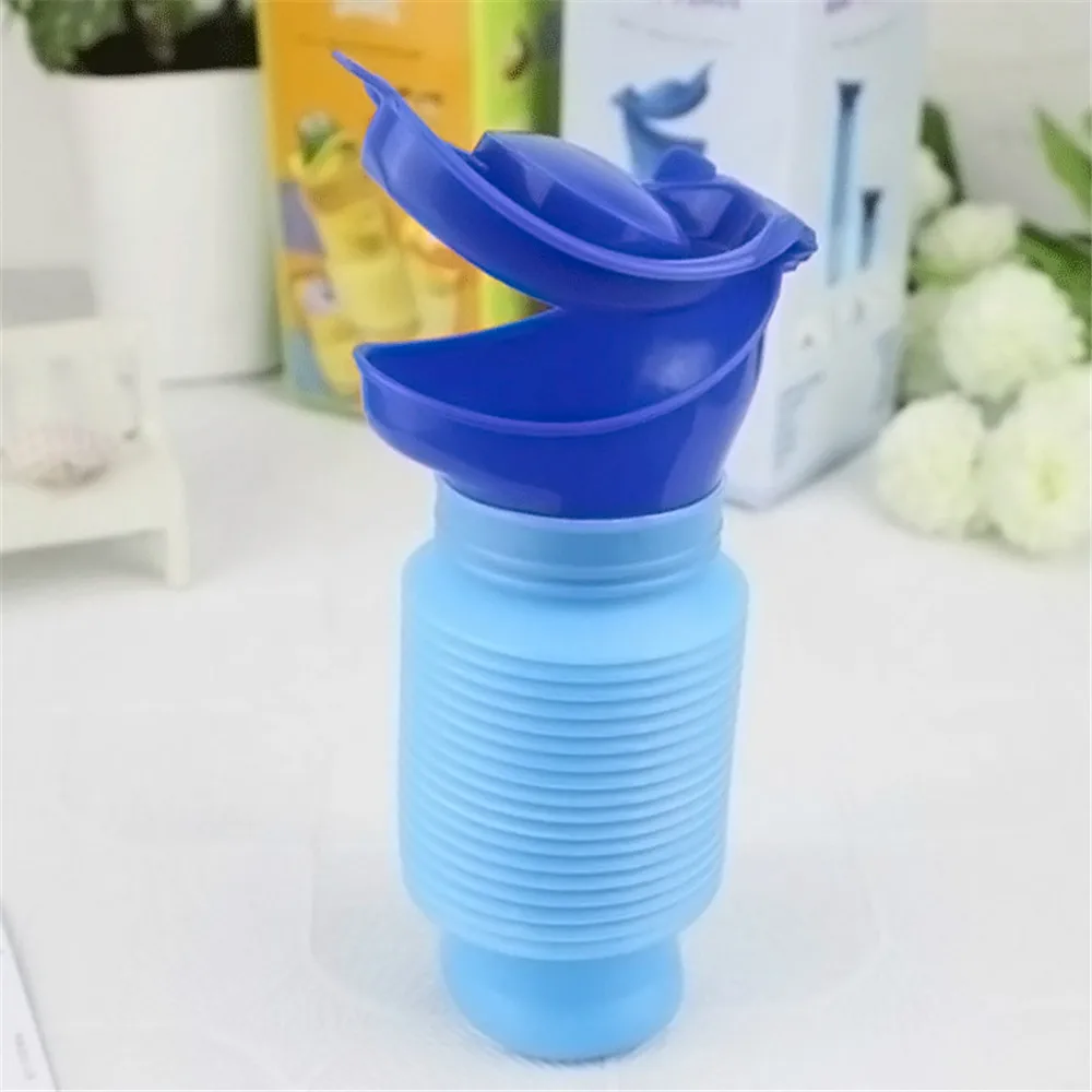 750 мл синий Портативный мочеприемник для женщин мужчин детей мини туалет