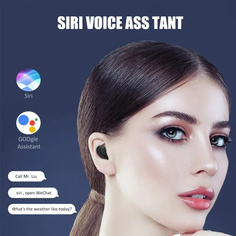 E6S TWS беспроводные наушники для Redmi Airdots со светодиодным дисплеем Bluetooth 5 0