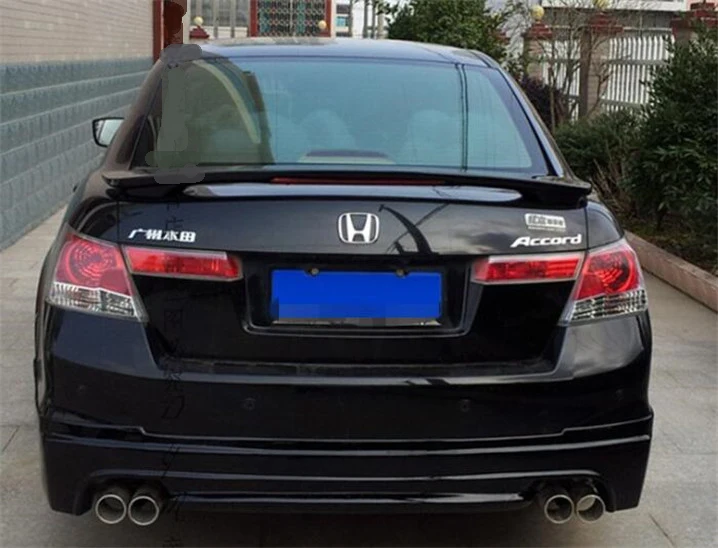Для Honda Accord Спойлер ABS Материал заднее крыло автомобиля праймер цвет задний