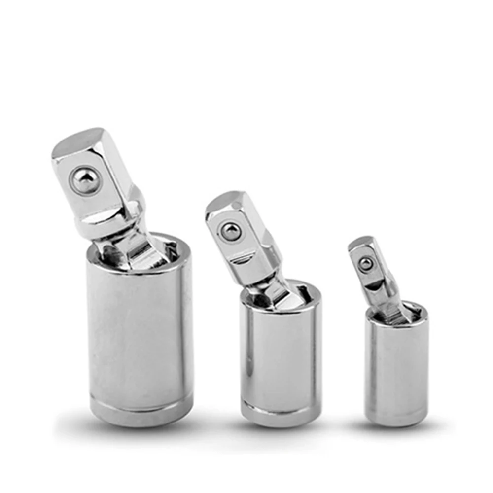

Chrome vanadium steel 360 Degree Steering Joint 1/4 3/8 1/2 Socket Adapter Ratchet Wrench Accessories Universal Socket