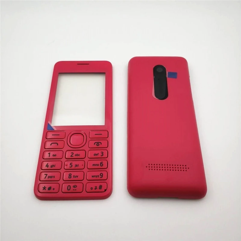 Полный корпус для Nokia Asha 206 2060 Крышка корпуса дверная рамка + задняя крышка