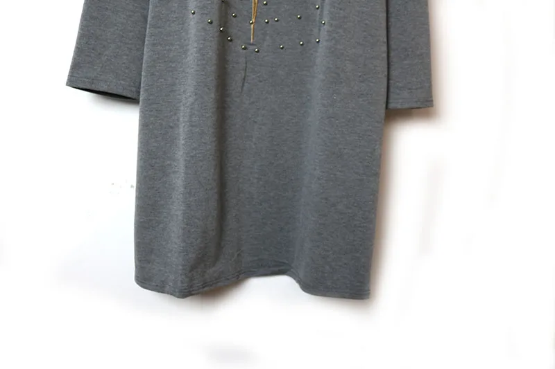 

Women Rhinestone Split Joint Temperament Dress New O Neck Long Sleeve Loose Fit Fashion Spring Autumn 2020