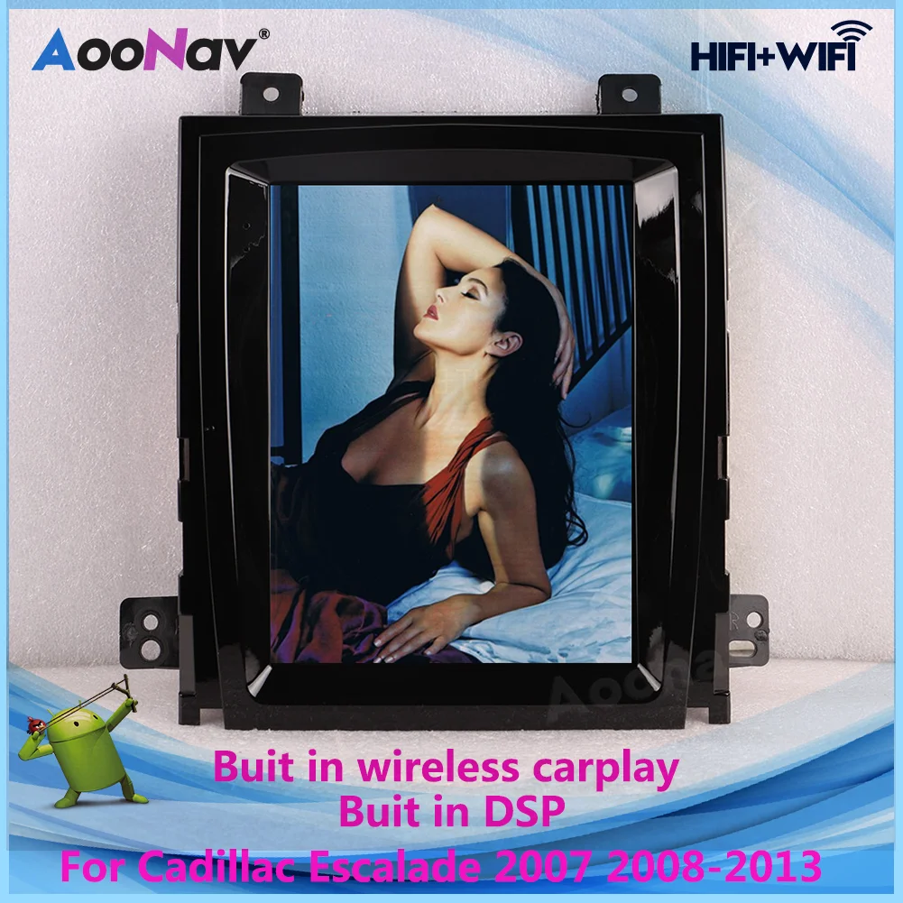 

Автомагнитола на платформе Android с вертикальным экраном для Cadillac Escalade 2007-2013, GPS-навигация, видео, стерео, Мультимедийный MP3-плеер
