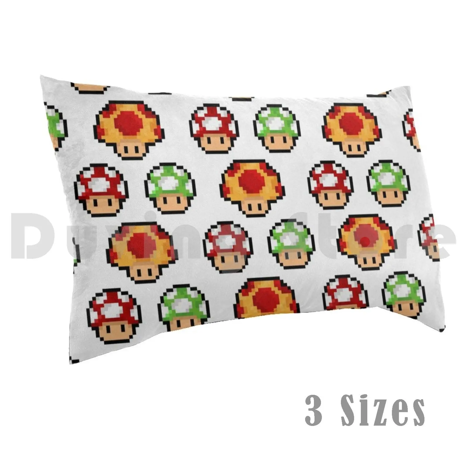 

Mushrooms Pillow Case DIY 40x60 3137 Mushrooms Mushroom Super Switch Wii