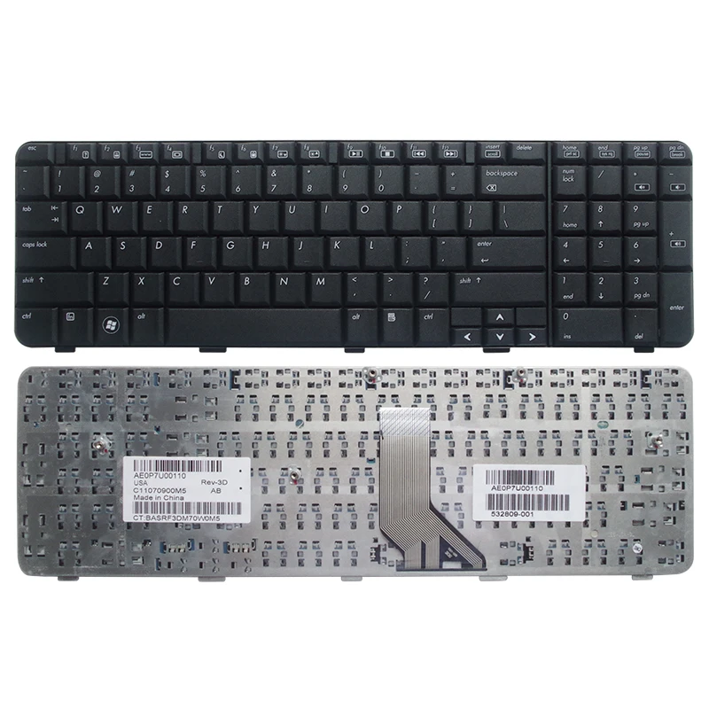 Клавиатура ноутбука США для HP Pavilion G71 Compaq Presario CQ71 CQ71-100 CQ71-200 на английском языке
