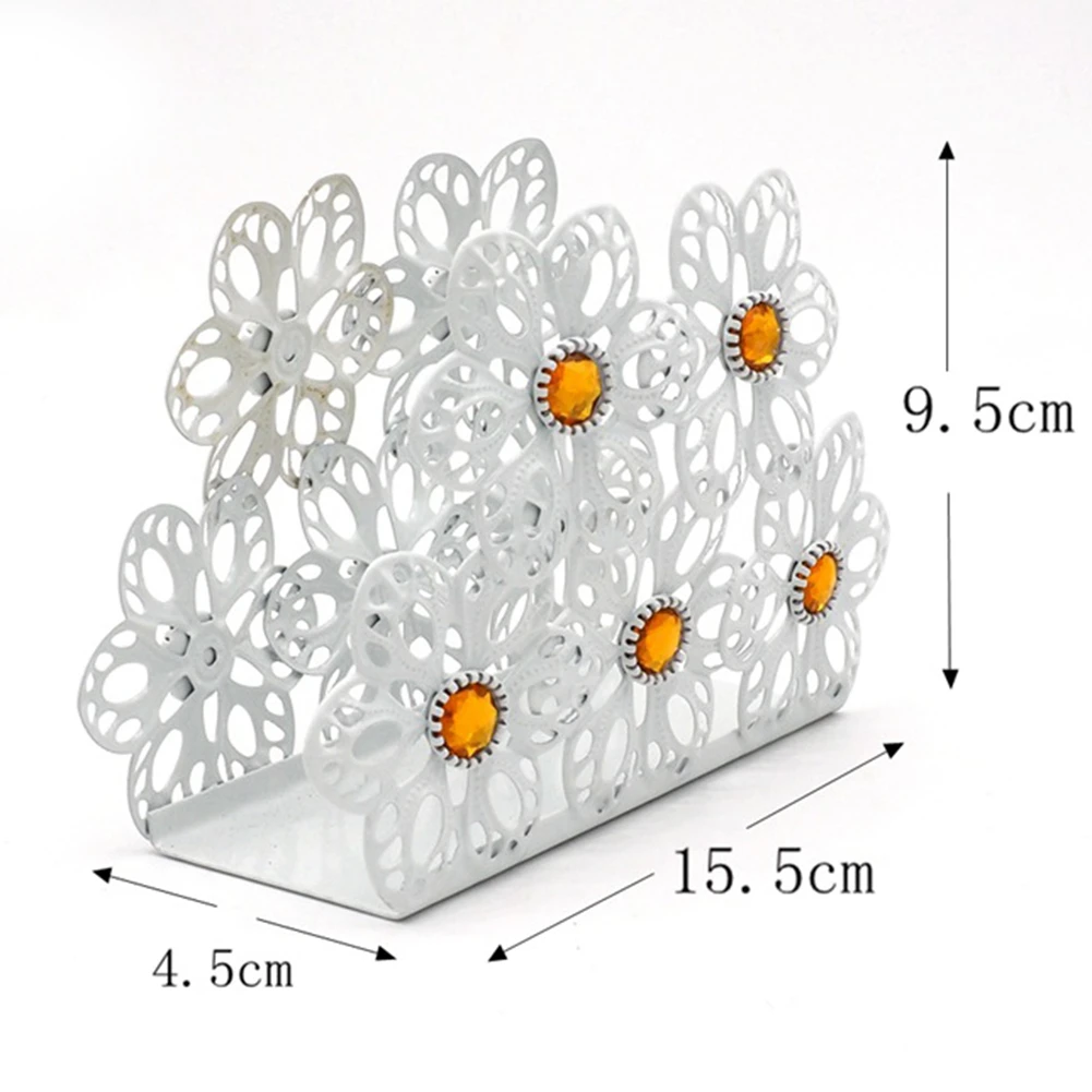 

Creative Table Napkin holder Tissue Holder Napkin Rack Stand for napkins Metal Art Craft Home Decoration Hotel Desktop Ornament
