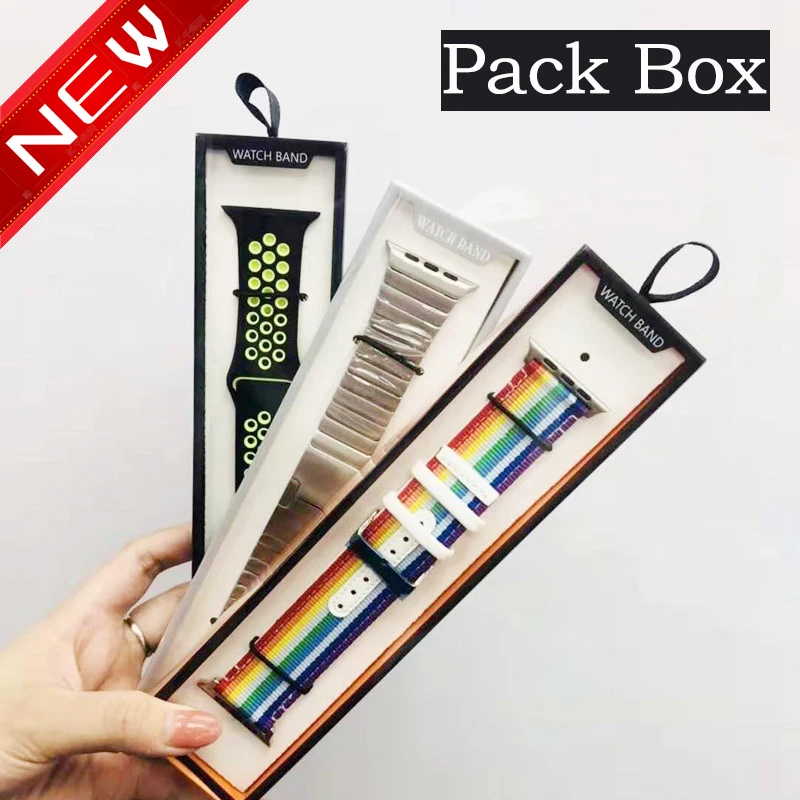 Чехол для Apple Watch Band 6 5 4 3 38/40/42/44 мм простой бумажный чехол iWatch series 20 22 мм|Коробочки