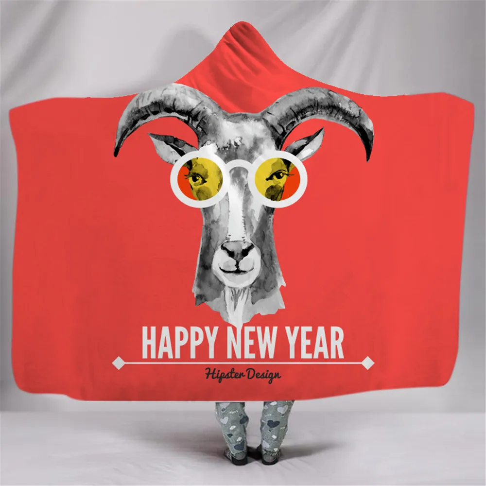 Зимнее одеяло рождественские украшения для дома Мультяшные персонализированные