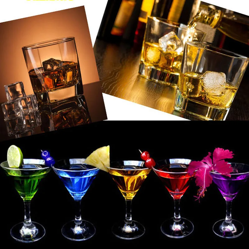 

1-15 Pcs/Se Stainless Steel Barware Boston Snow Cocktail Shaker Set Bartender Kit Bar Tool With Wine Stand Cocktail Recipe