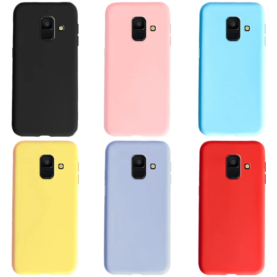 Чехол с полным покрытием для Samsung Galaxy A6 2018 A600 SM-A600F мягкий ТПУ чехол телефона Plus A605