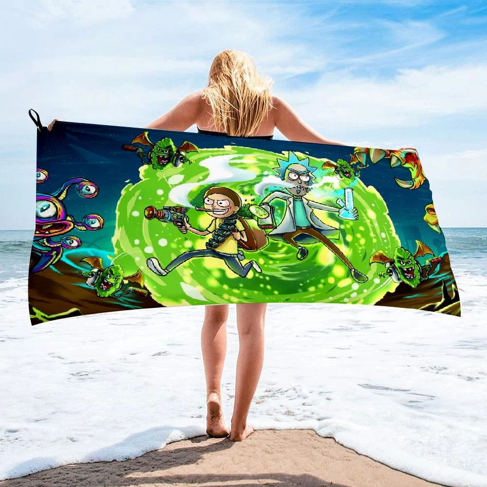 Банное полотенце из микрофибры пляжное женская шелковая длинная юбка с принтом