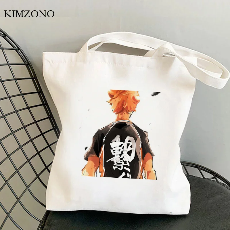

Haikyuu shopping bag grocery bolso shopper bolsas de tela shopper shopping bag foldable jute woven boodschappentas sacolas