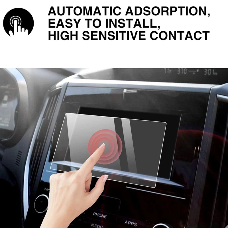 For 2018-21 Subaru Crosstrek Starlink 6.5-Inch Car Navigation Contact Screen Protective Film Display Tempered Glass | Автомобили и