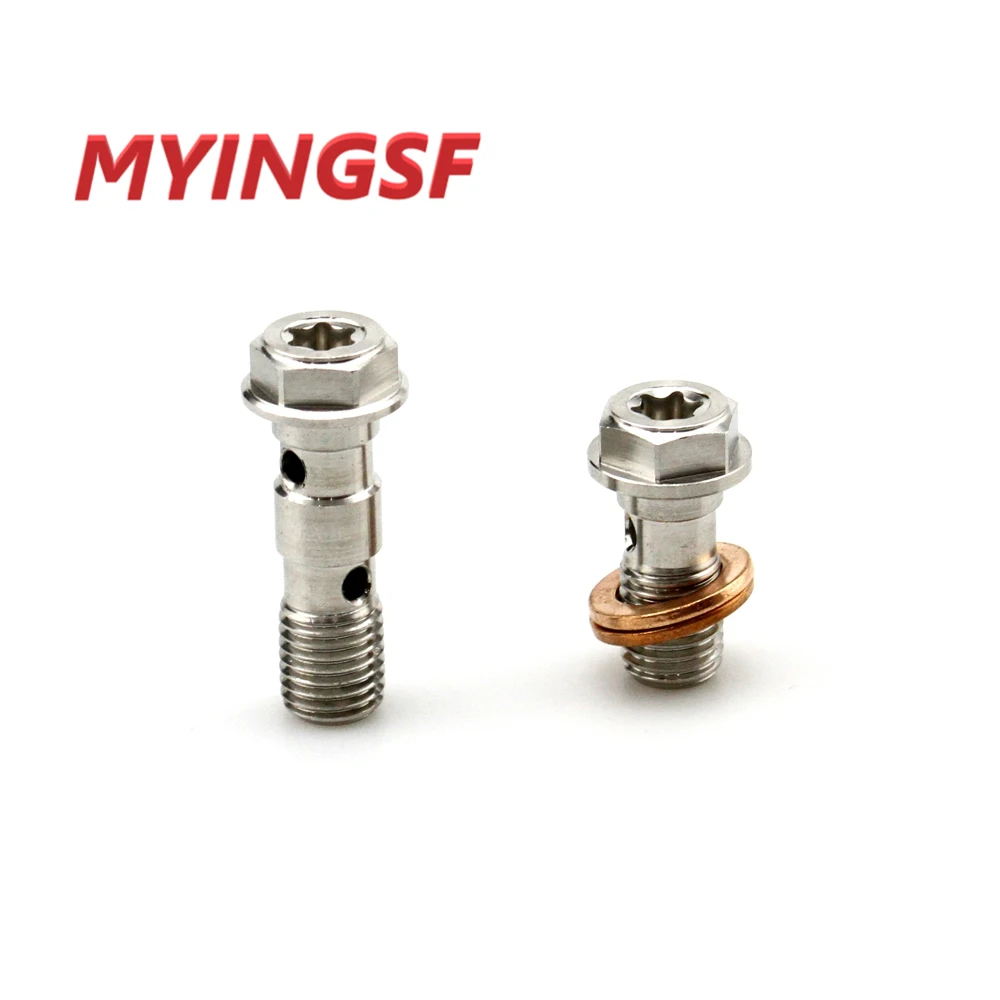 

Double Banjo Bolt Rear Brake Master Cylinder Race Spec M10x1.25x32mm For Dual Brake Line Double Banjo Bolt Rear Brake Master Cy