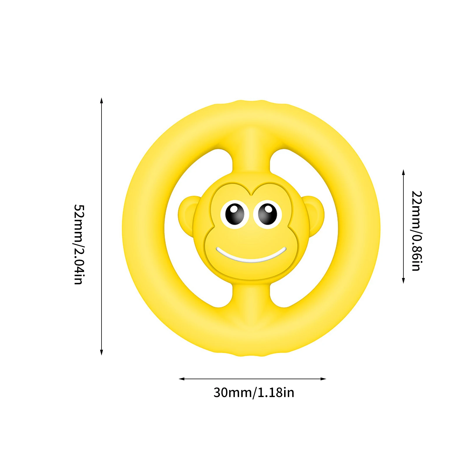 

Grip Toy Screaming Monkey Safe Silicone Stress Relief Sensory Toy Exercise Finger Strength Children Toys