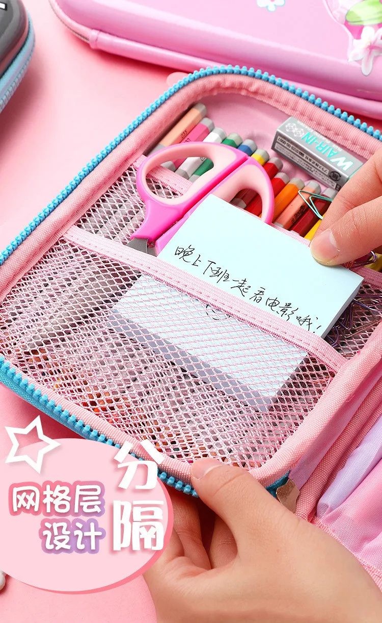 Пенал с единорогом чехол Kawaii милый пенал для карандашей trousse школьников большой емкости, Карандаш Чехол ручка чехол школьные принадлежности для девочек и мальчиков
