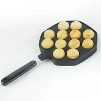 12 cavities aluminum alloy takoyaki pan takoyaki maker octopus small balls baking pan home cooking tools