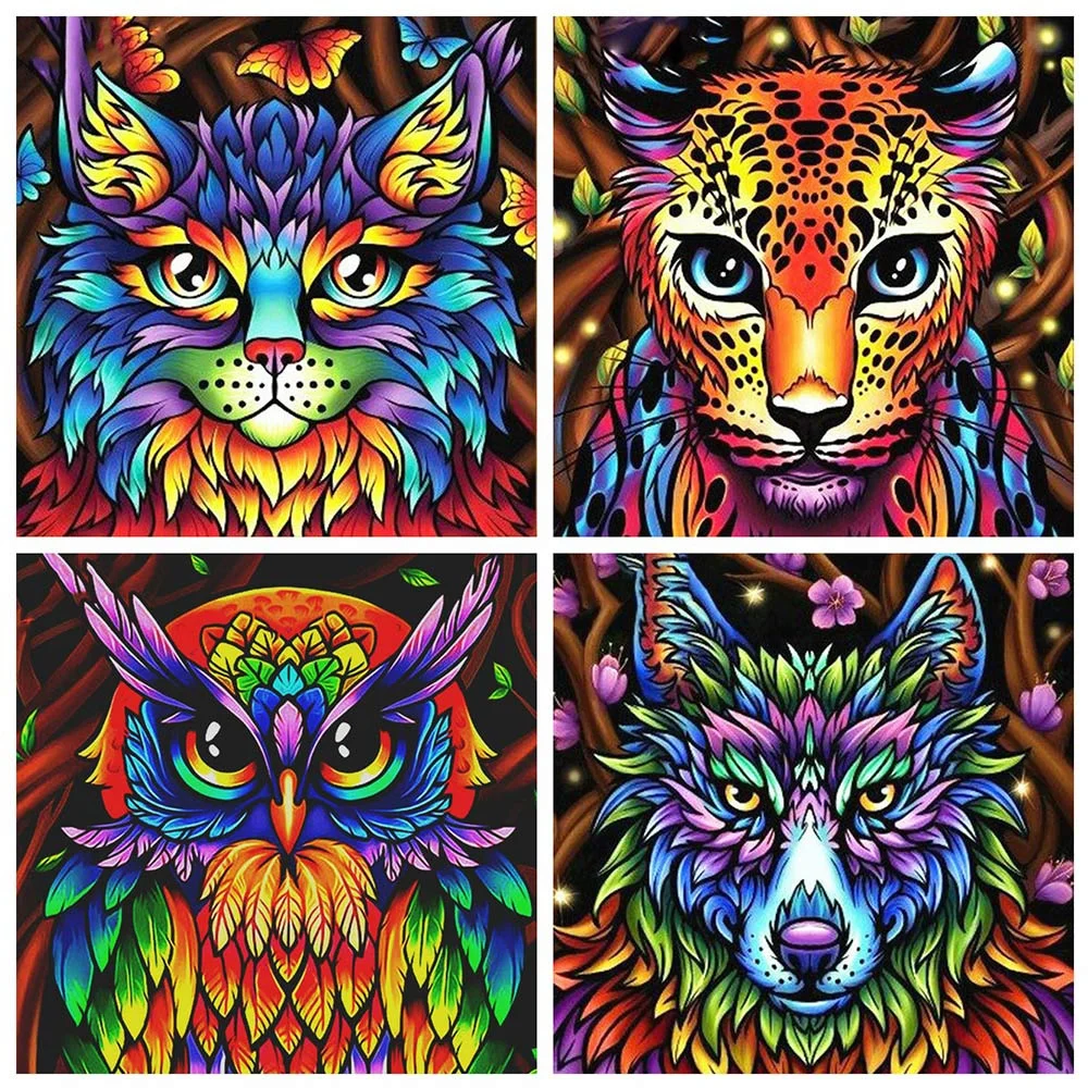 

5D Diamond Painting Owl Full Square&Round Diamond Embroidery Cross Stitch Animals Rhinestone Pictures Art Home Decor