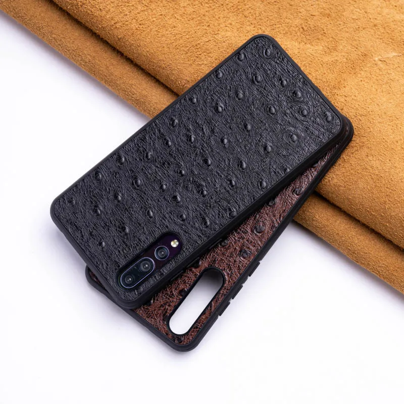 Ostrich Skin Phone Case For Huawei Mate 20 10 9 Pro P10 P20 Lite Soft TPU Edge Cover Honor 8X Max Nova 3 3i Capa | Мобильные