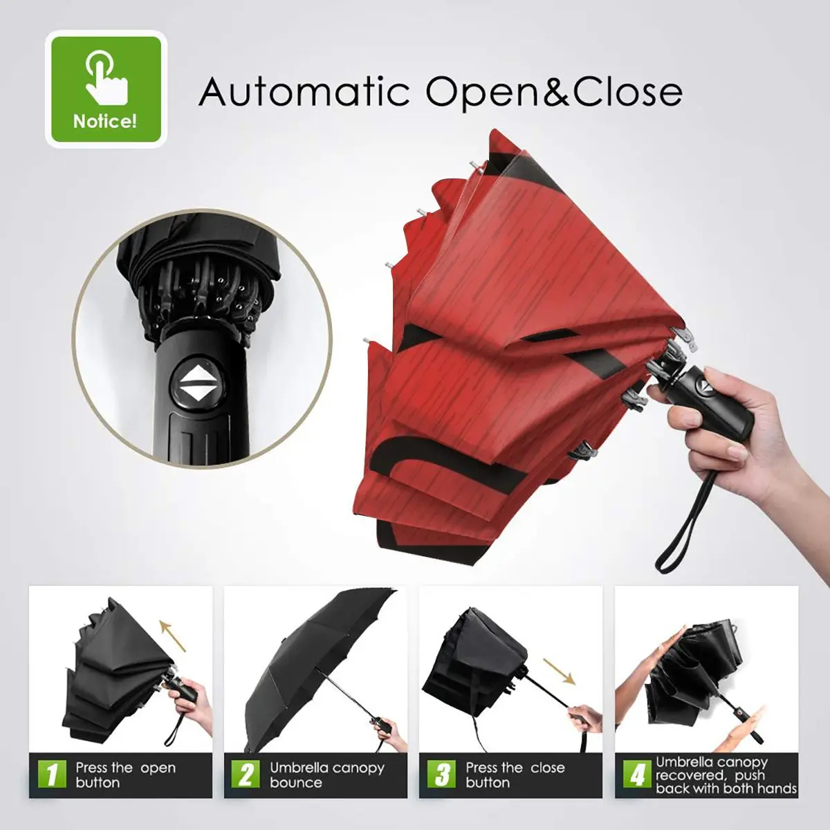 Prezzo Automatico Ombrello Da Pioggia Donne Tre-pieghevole Ombrello Gatto Nero Antivento Ombrello Femminile Impermeabile Parasole