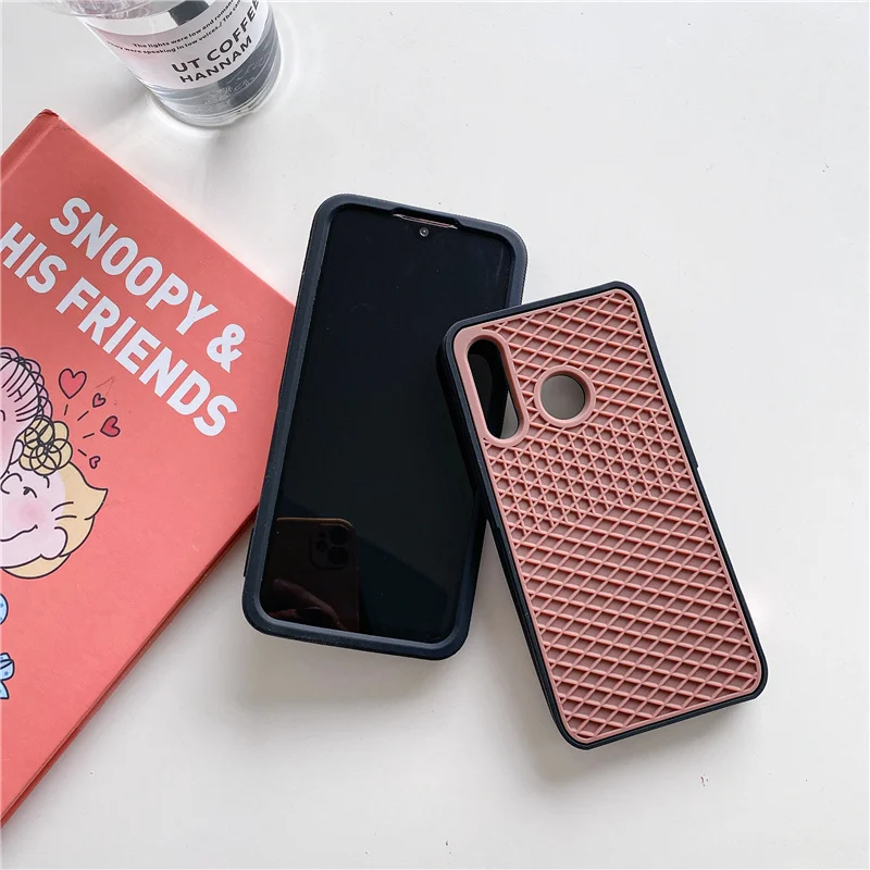 Мягкий силиконовый чехол-накладка с Вафельной подошвой для Huawei P40 P30 Pro Mate30 Mate 30