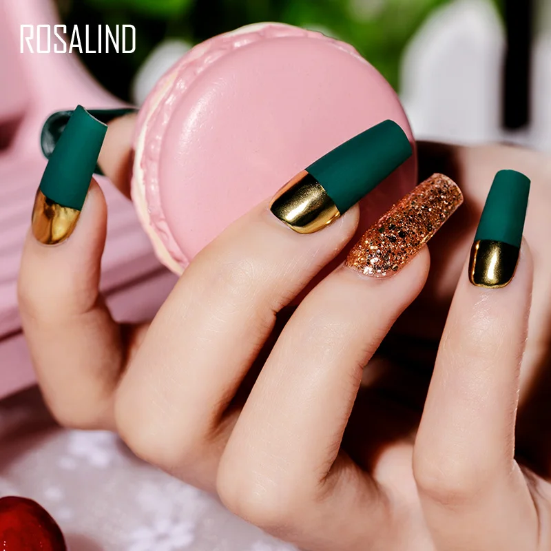 ROSALIND Gel Nail Polish 88 Color Mini All For Manicure Art Design Semi-Permanent Soak Off Varnish Base Top | Красота и здоровье