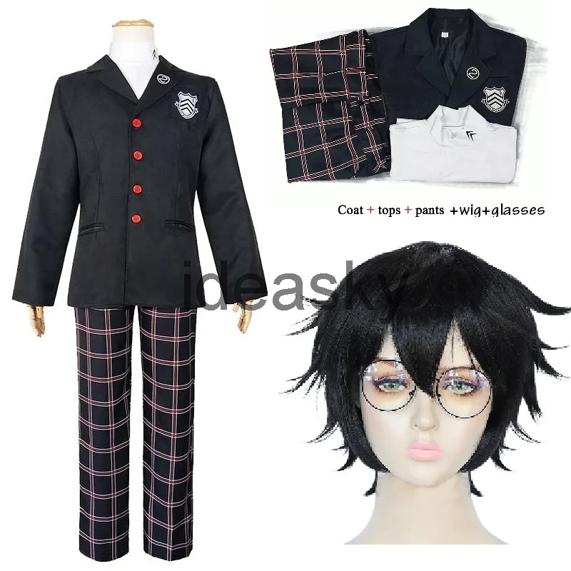 Костюм для косплея из игры аниме Persona 5 Акира Курусу костюм P5 Рен Амамия полный