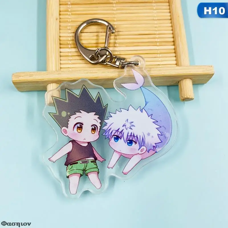 Аниме Killua Zoldyck Kurapika Key цепочки брелок косплей акриловый подвесной Новинка |