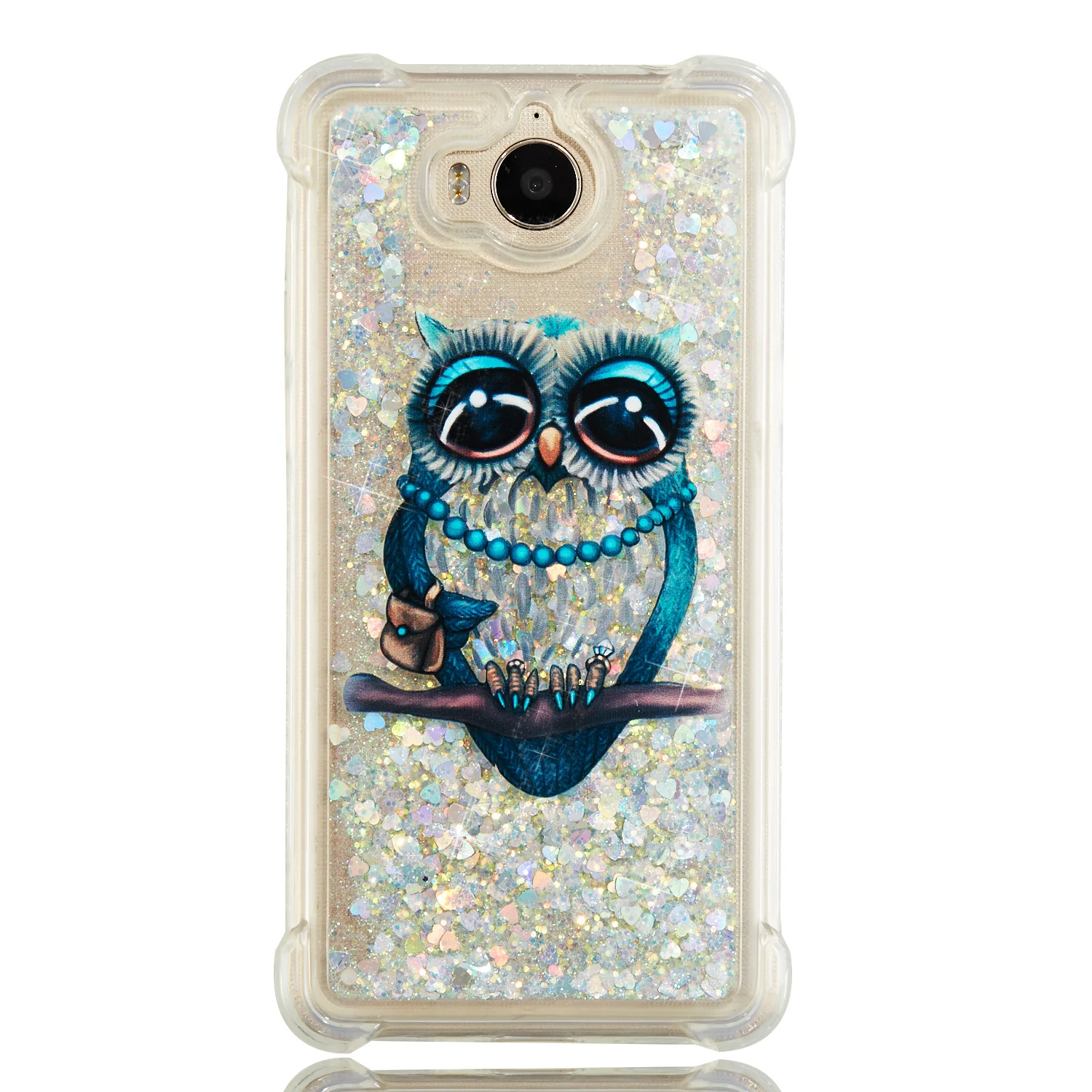 Для huawei Y5 Y6 Nova Young Bling с динамичными плавающими жидкими милый чехол MYA-U29 MYA-L22 MYA-L41 L11 Мягкий силиконовый чехол-бампер - Цвет: NO.1