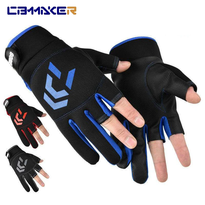 1 пара рыболовных перчаток для рыбалки на открытом воздухе водонепроницаемые