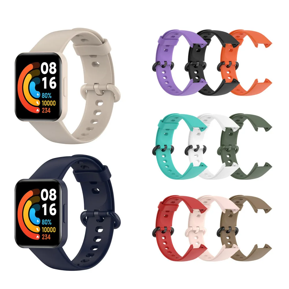 

Ремешок силиконовый для Redmi Watch 2 /Redmi Watch 2 Lite, запасной браслет для наручных часов, аксессуары для часов, 22 мм