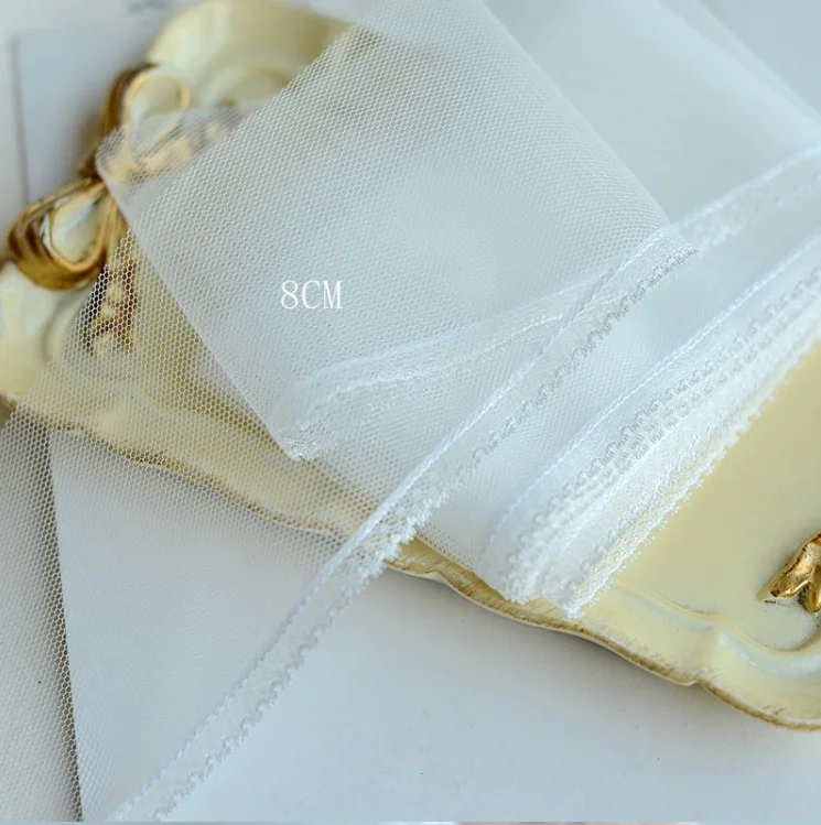 Изысканная вышитая Свадебная кружевная ткань 1 метр свадебная декоративная