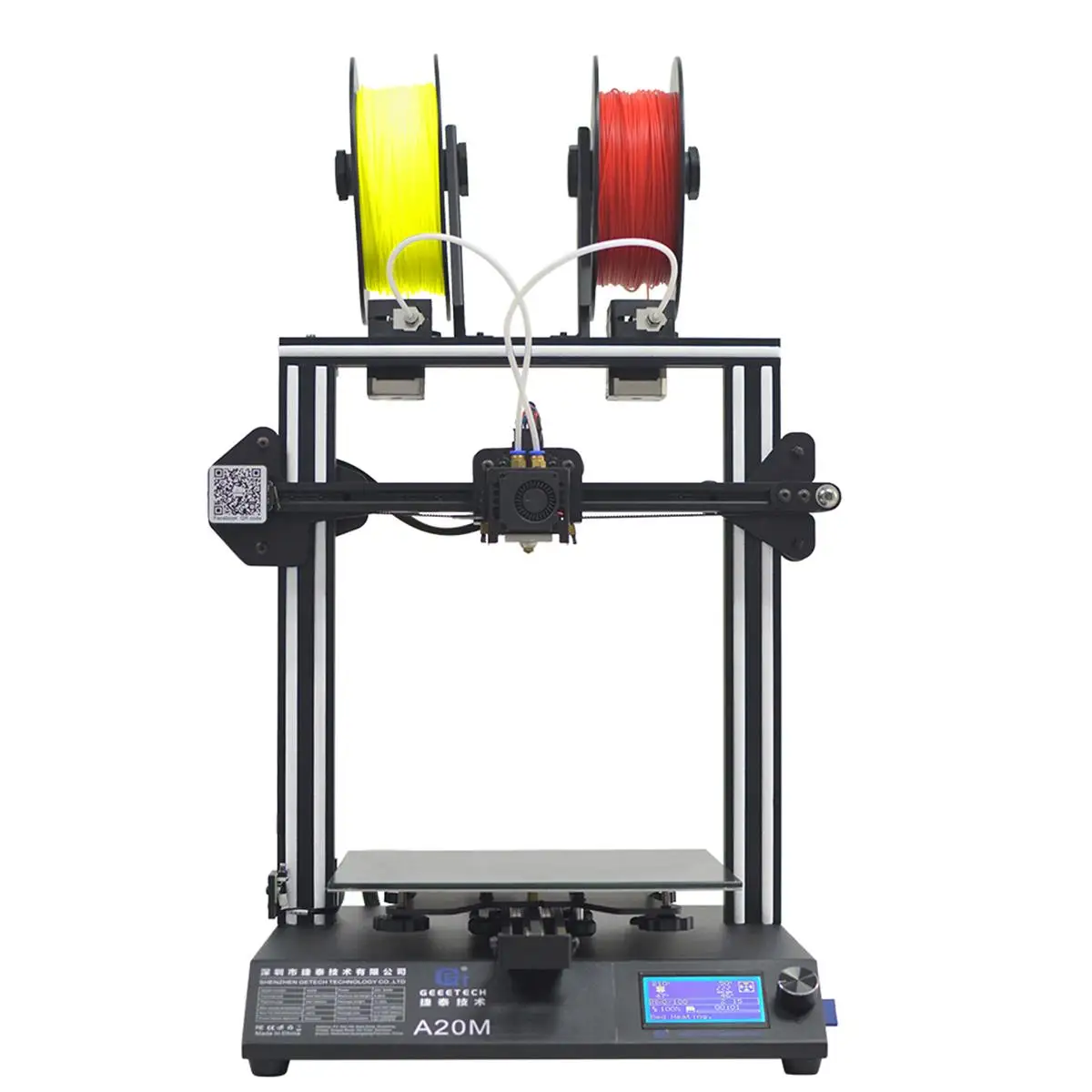 A20M 3d принтер 2в1 смешанный цвет быстромонтируемый с нитью Fetector и Break-researing 360 вентиляция 255x255x255 область печати