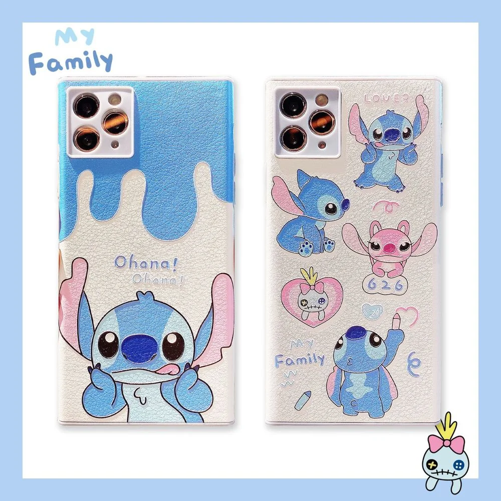 

Lilo Stitch iphone 12 Pro Max Case Silicone Disney Kawaii Protective Cases for iPhone 11 Pro Max 7 8 Plus X XS Anime Fidget Toys