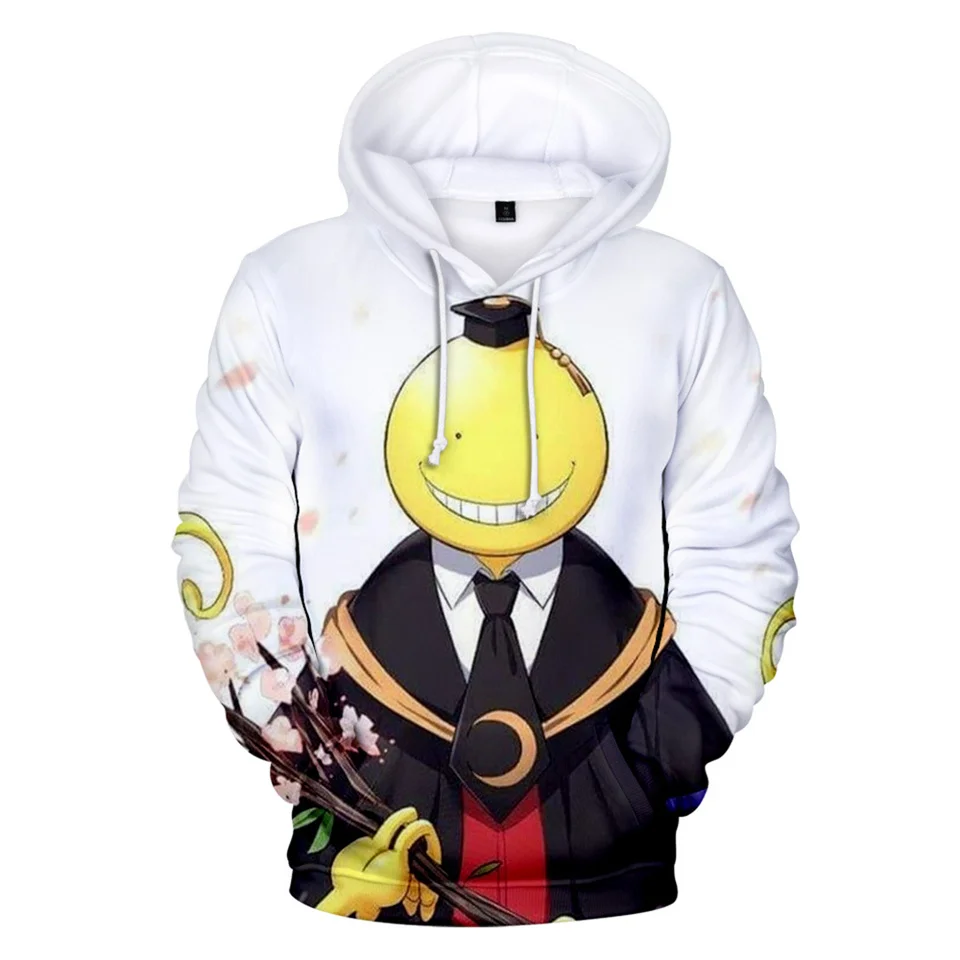 Новый класс убийц Korosensei Аниме толстовки для мужчин/женщин Осень в стиле хип хоп