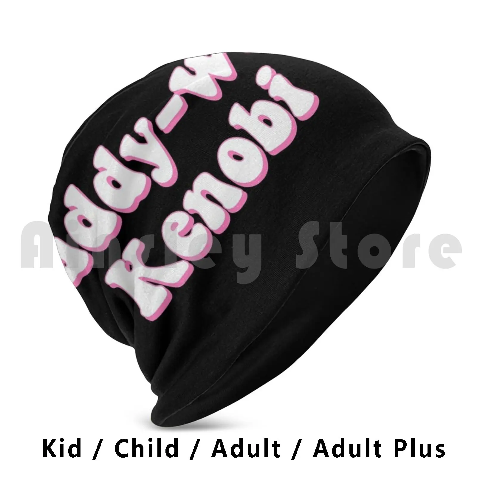 

Daddy-Wan Kenobi Beanies Pullover Cap Comfortable Obi Wan Obi Wan Kenobi Kenobi Prequels Movies Funny Pink Anakin