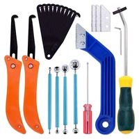 new 22pcs grout removal tool set contains grout saw knife grout hand saw with diamond surface bladestile joint clean brush