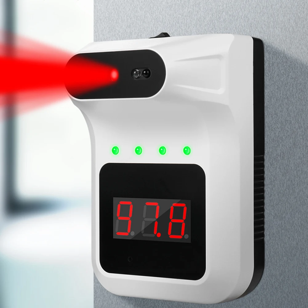 Настенный инфракрасный цифровой ЛОБНЫЙ термометр Бесконтактный температурный