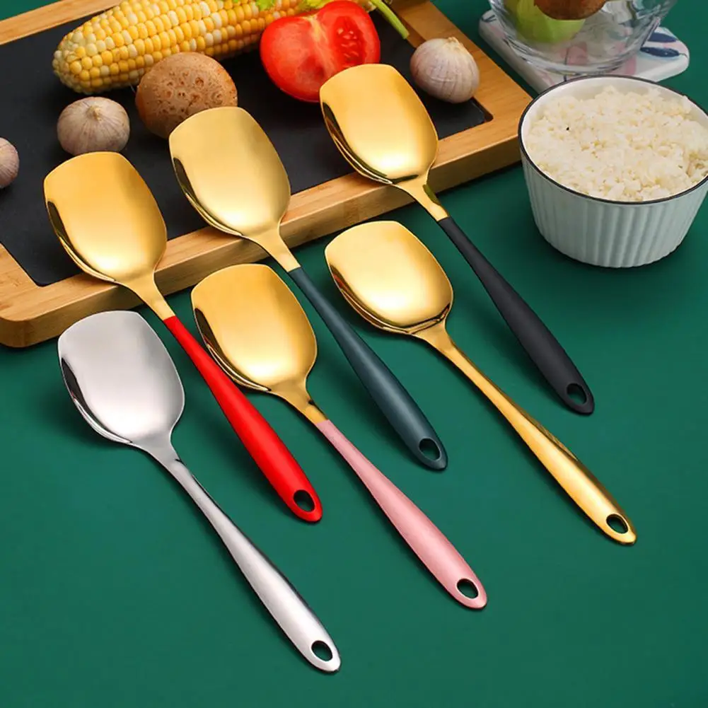 

Corrosion Resistant Fashion Corrosion Resistant Rice Paddle Rustproof Square Spoons Nonstick Kitchen Spatula